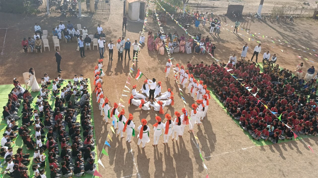 Student cultural performance at Happy Faces Malegaon