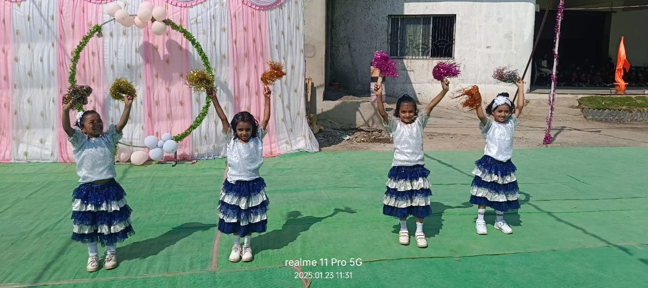 Student cultural dance at Happy Faces Malegaon