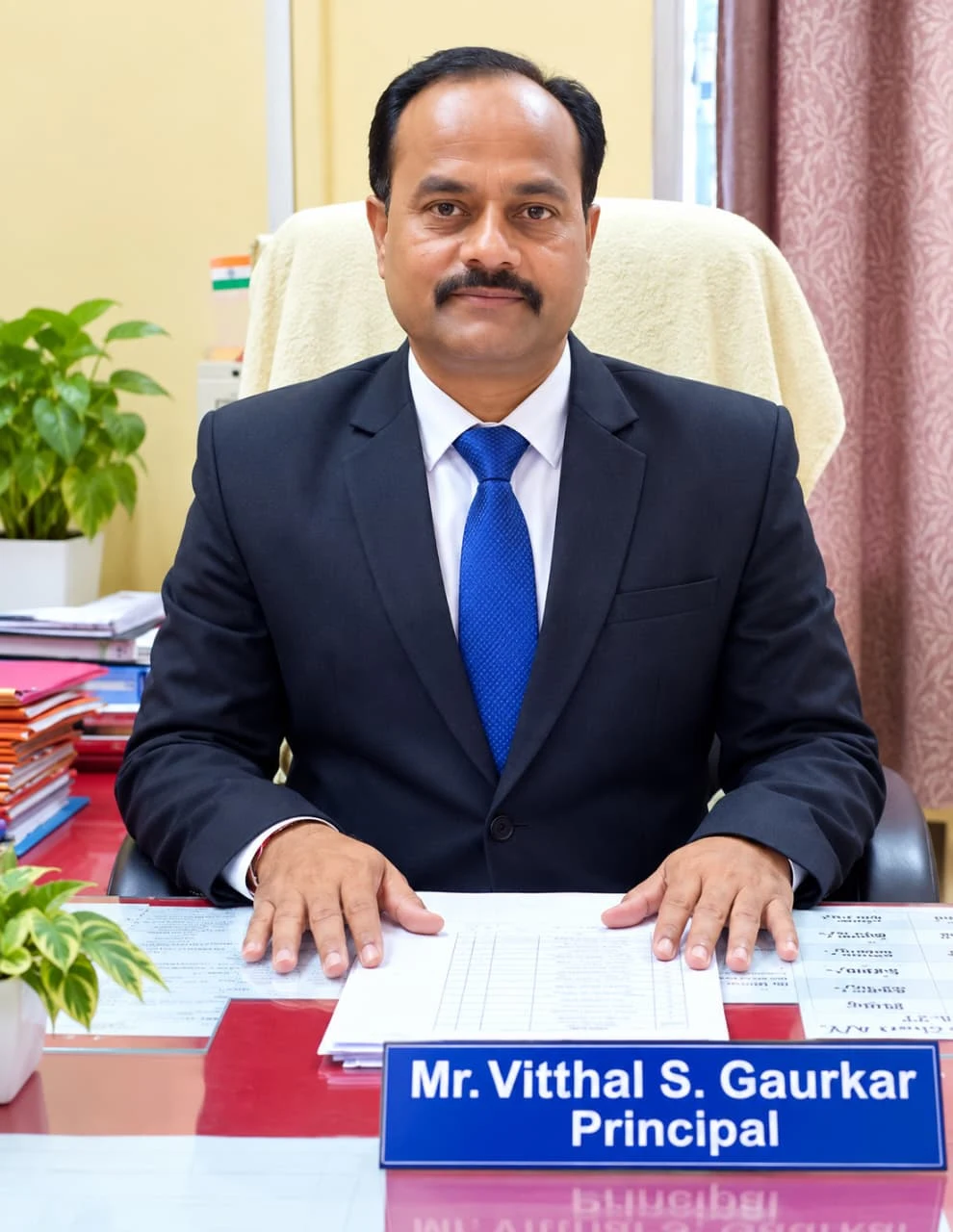 Vitthal S. Gaurkar, Principal of Happy Faces – The Concept School, Malegaon