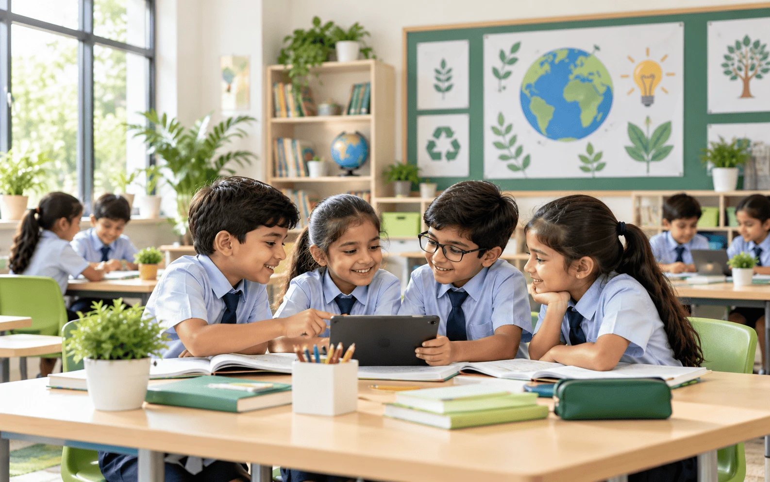 Modern Class Environment at Happy Faces